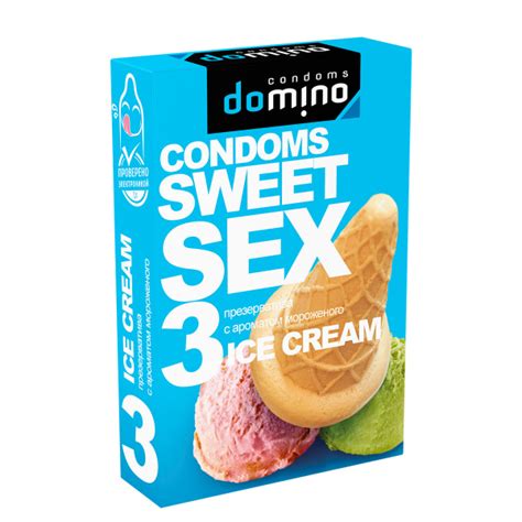 Презерватив Domino Sweet Sex Ice Cream купить с доставкой по выгодным
