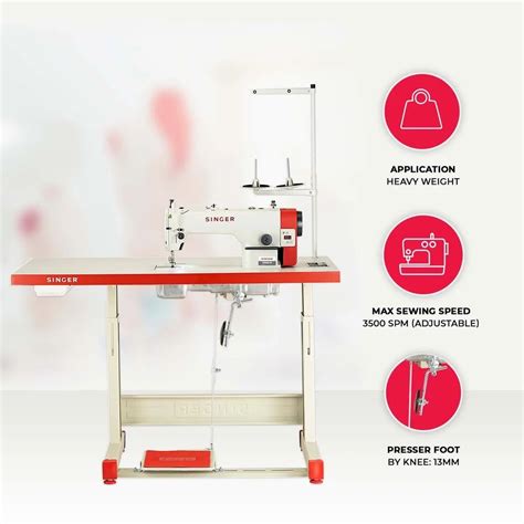 Singer Industrial Sewing Machine H Single Needle Heavy Duty