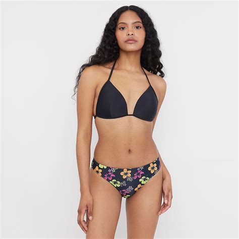 Ripley Bottom Bikini Mujer B Sico Negro Print