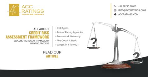 Credit Risk Assessment Framework Acc Rating And Credit Advisors