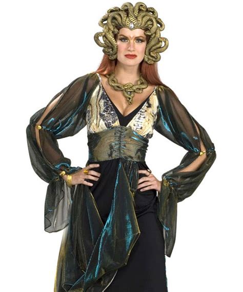 Mythical Medusa Halloween Costume Womens Medusa Dress Up Costume