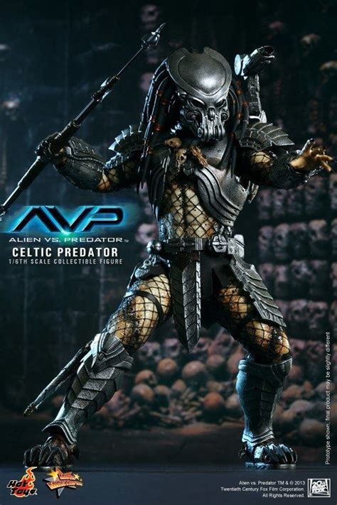 Onesixthscalepictures Hot Toys Alien Vs Predators CELTIC PREDATOR Predator Alien Vs Predator