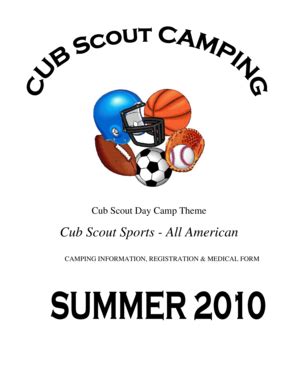 Fillable Online Seqbsa Cub Scout Sports All American Sequoia