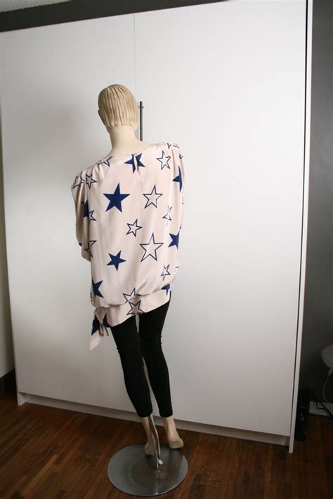 Stars Navy Nude Vintage S Oversized Ztop Mini Dre Gem