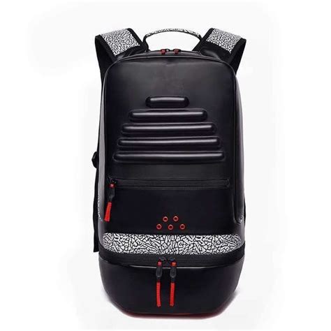 Баскетбольный рюкзак Air Jordan Retro III Black с отделением для мяча ...