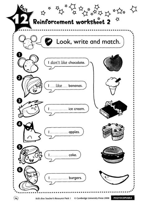 Likedont Like Food Interactive Worksheet Edform