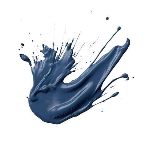 Premium Psd Splashes Of Blue Paint