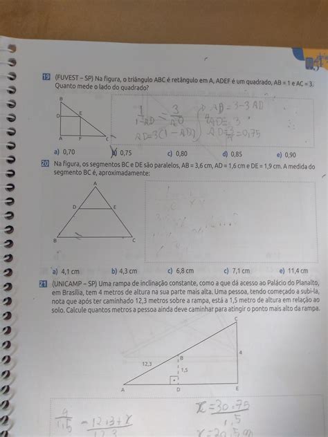 Na Figura Os Segmentos Bc E De S O Paralelos