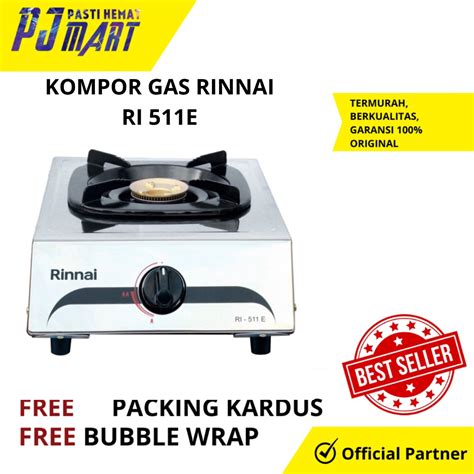 Jual Kompor Gas Tungku Rinnai Ri E Shopee Indonesia