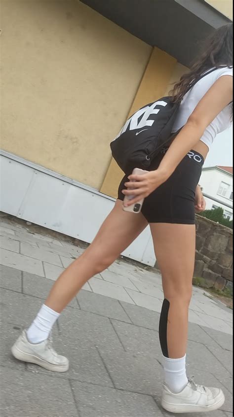 First Post OC VIdeo Cute Brunette With Glasses In Nike Pro Shorts Taking Shots Of Me As