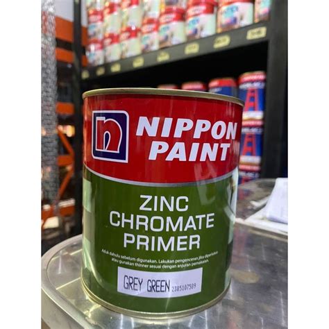 Jual Nippon Paint Zinc Chromate Primer 1kg Cat Dasar Besi Shopee