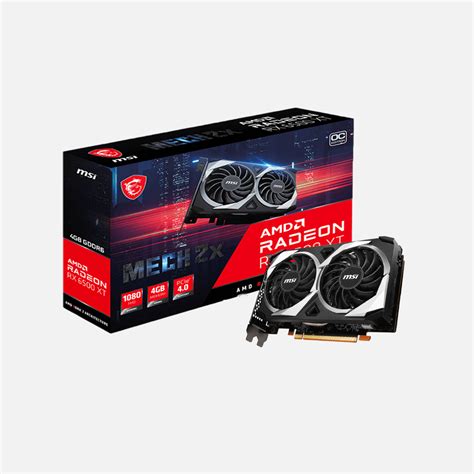 Msi Radeon Rx 6500xt Mech 2x Oc 4gb Gddr6 Hankerz Official