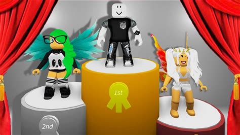 Winning 1st Place In A Fashion Contest Roblox Youtube