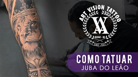 Como Tatuar Juba De Le O L Victor Negr O Art Vision Tattoo Youtube