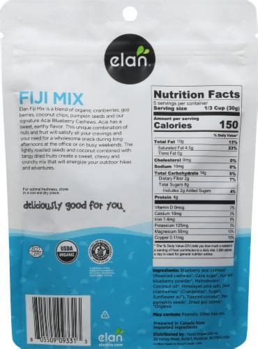 Elan Organic Fiji Mix Oz Kroger