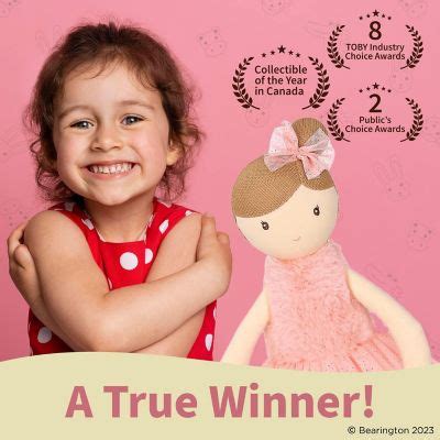 Lil Ballerina Brunette Inch Doll Stuffed Plush Baby Doll For Girls