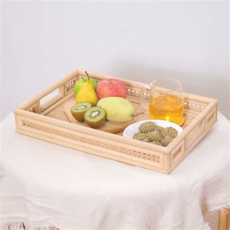 Rattan Rectangular Tray Kathys Cove Shop Rattan Homeware Online