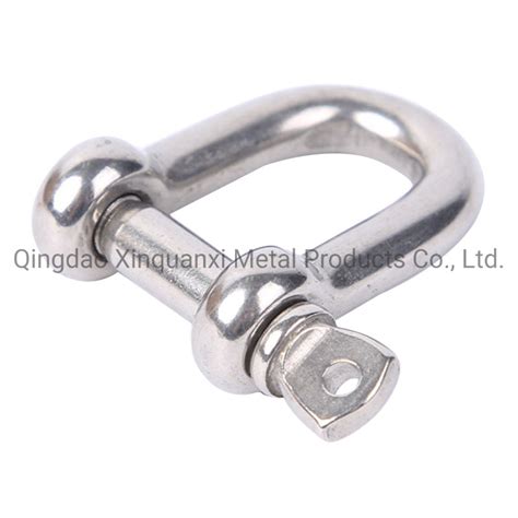 High Quality Rigging Stainless Steel Jis Type D Shackle Bow Shackle