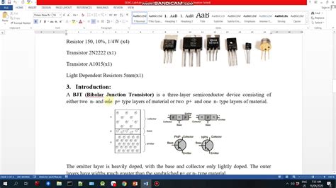 Edc Lab4 Bjt Experiments And Simulations Youtube