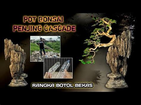 Ide Kreatif Dari Botol Plastik Bekas Di Ubah Menjadi Pot Bonsai Penjing