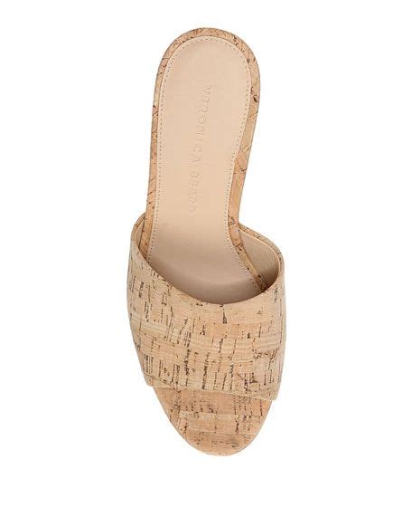 Veronica Beard Dali Cork Platform Wedge Sandals Platform Wedge