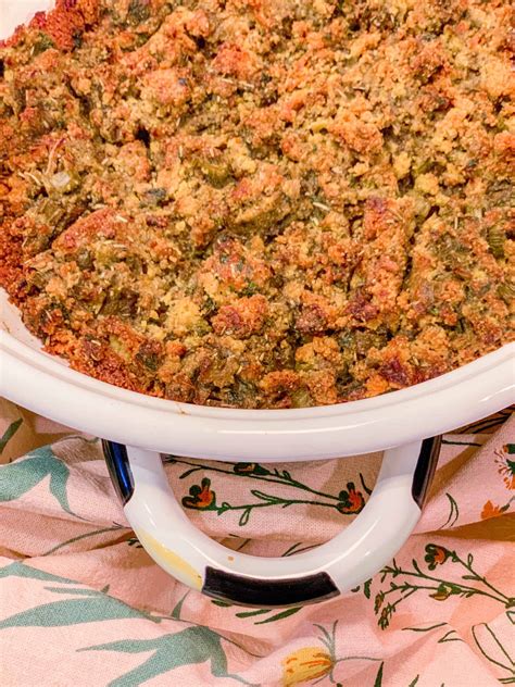 Old Fashioned Southern Cornbread Dressing Recipe The Soul Food Pot