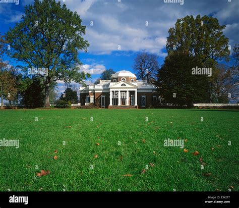Usa Virginia Charlottesville Monticello Stock Photo Alamy