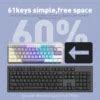 Zifriend Ag Mini Rainbow Rgb Hot Swap Mechanical Keyboard