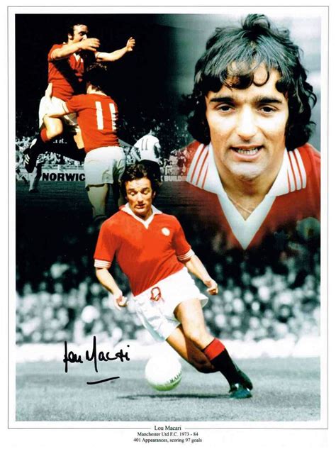 Lou Macari Of Man Utd Wallpaper Manchester United Legends