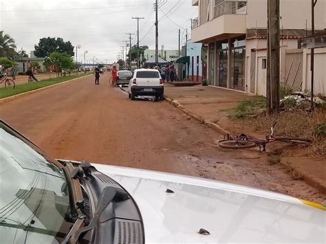 Idoso morre após acidente de trânsito no Bairro Cristo Rei em Vilhena