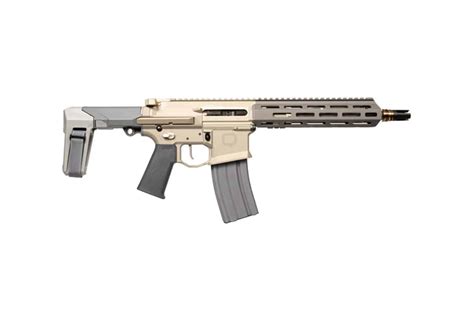 Q Llc Honey Badger 969 556 Nato Pistol With Brace Tan And Grey