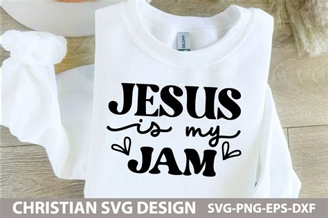 Jesus Is My Jam SVG Graphic By Creativealomgir2004 Creative Fabrica