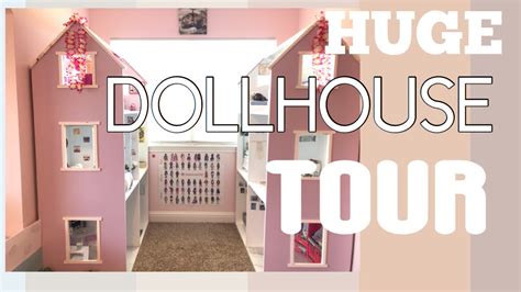 Huge American Girl Dollhouse Tour 10 Rooms Youtube