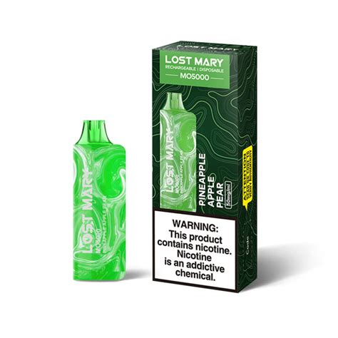 Pineapple Apple Pear Lost Mary Mo5000 Vape Mi One Brands