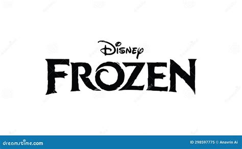 Disney Frozen Movie Logo Vector Isolated Editorial Editorial Image ...