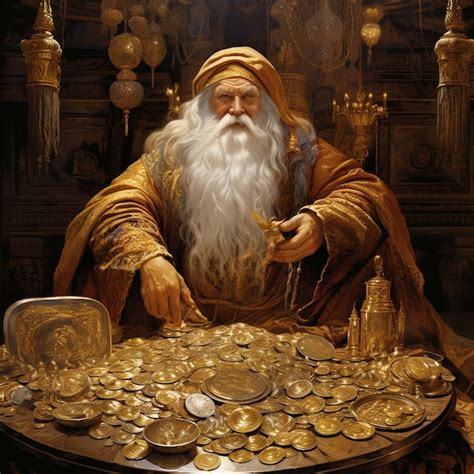 King Solomon S Mines Gold And Treasures Premium Ai Generated Image