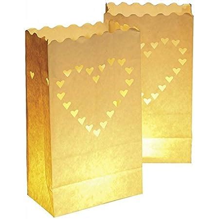 10pcs Sun Luminary Paper Candle Tea Light Lantern Bags Wedding Garden