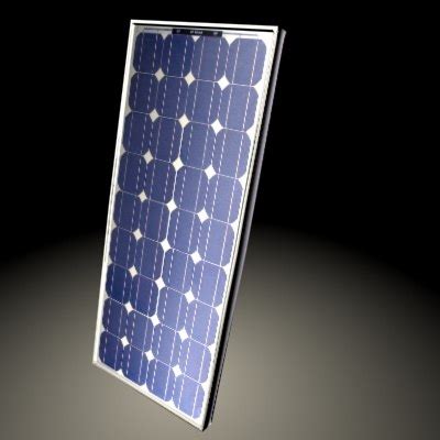 solar panel 3d model