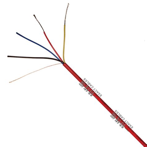 Exactcables Shielded X Sqmm Solid Bare Copper Conductor Red Pvc