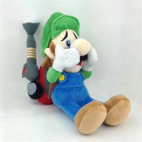 Luigis Mansion 2 Luigi Super Mario Plush Toy Stuffed Animal Vacuum