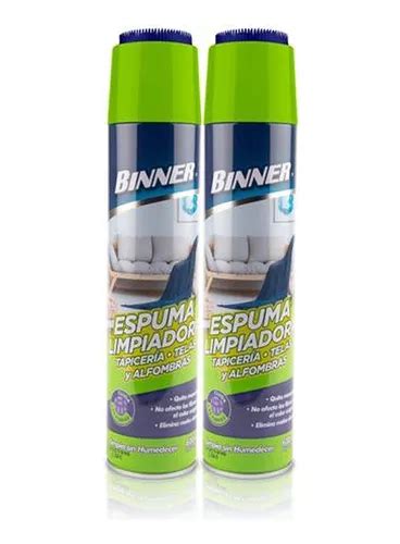 Binner Espuma Limpiadora Para Tapiceria 600ml X 2 Und MercadoLibre