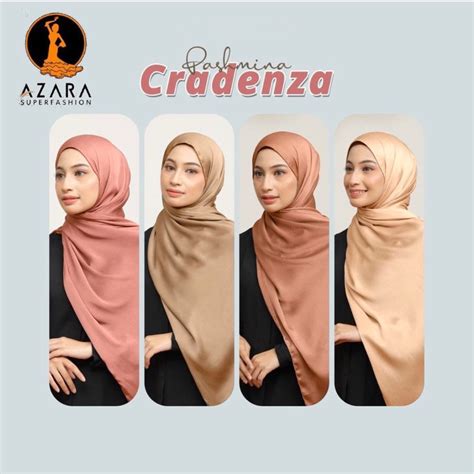 Jual Pashmina Malay Silk Credenza Azara Pashmina Cradenza Silk Pasmina