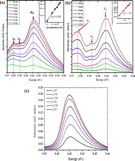 Power Dependent Pl Emission Spectra Of Inas Nanowires Samples α A And Download Scientific