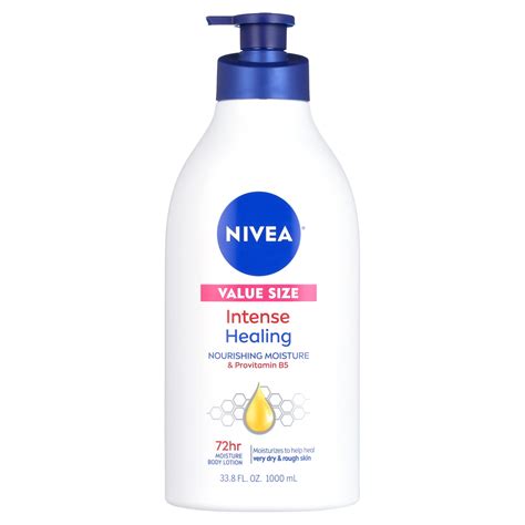 Nivea Intense Healing Body Lotion Hour Moisture For Dry To Very Dry