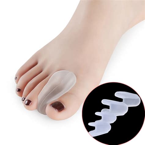 Pair Size Gel Silicone Toe Separators Corrector Toe Stretchers Toe