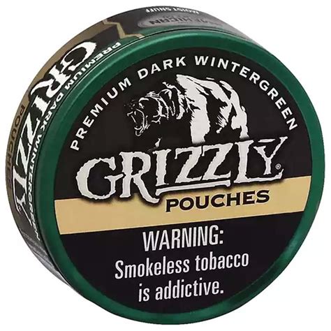 Grizzly Pouches Wintergreen - Cigar Chief