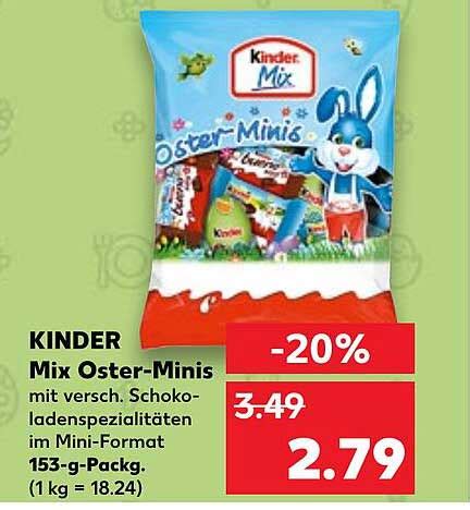 Kinder Mx Oster Minis Angebot Bei Kaufland