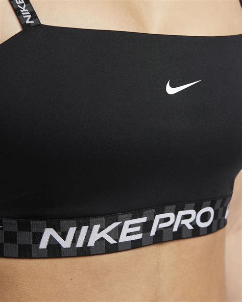 Nike Pro Indy Womens Light Support Padded Bandeau Sports Bra Nike Uk