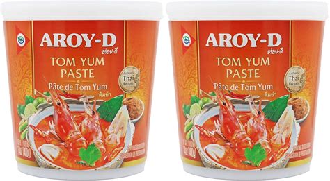 Aroy D Thai Tom Yum Paste 400g Pack Of 2 Uk Grocery