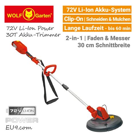 Wolf Garten V Li Ion Power T Akku Trimmer Neu Ab